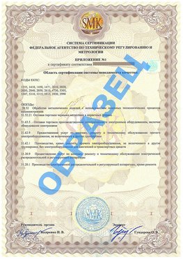 Приложение 1 Междуреченск Сертификат ГОСТ РВ 0015-002